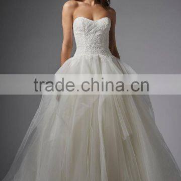 (MY7761) MARRY YOU Net Skirt Sweetheart Wedding Dress 2015