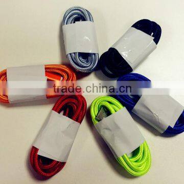 New Design Micro USB Data Charging Cable For Android USB Cord Braided Nylon Data Cable photo-2