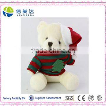 Plush 10cm Small Soft Custom Christmas Teddy Bear