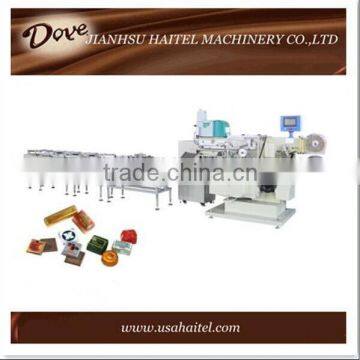 labor saving easy operation chocolate foil wrapping machine