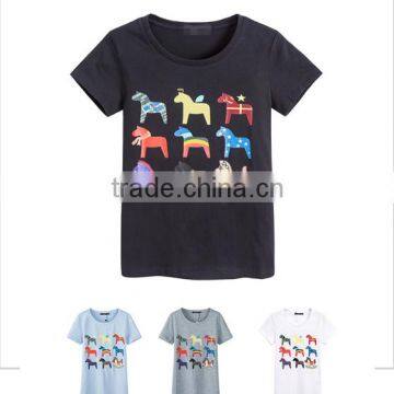 Newest Design Cheap Top Quality Promotional Ladies t Shirt Wholesale China photo-4