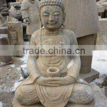 old stone buddha carving