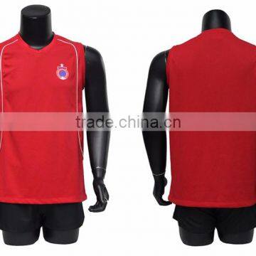 Wholesale Red Basketball Vest With Cheap Price