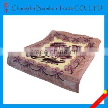 Printed Polyester Raschel Blanket