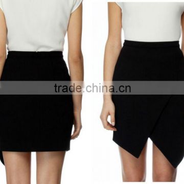 Asymmetric hemline Feline Skirt