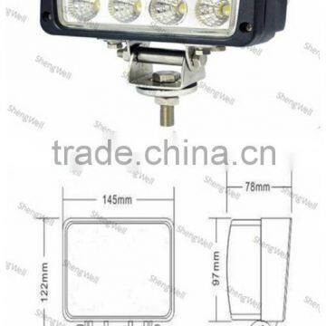 ShengWell auto 33W 9--32V Epistar LED work light IP67 factory directly 12month warranty car led work light 33w led work light