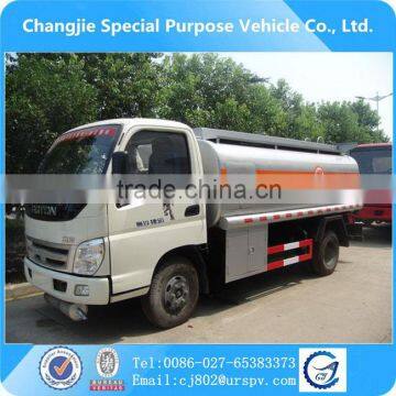 Foton refuelling truck 4 driving wheels mini oil transport truck fuel tank truck
