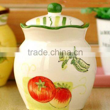 ceramic kitchen storage jar