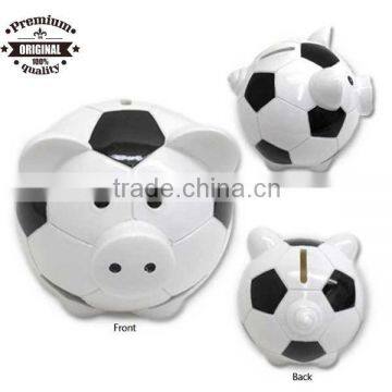 Soccer Pattern Piggy Bank