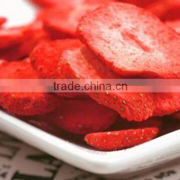 Chinese Healthy Snack Frozen Dried FD Dried Strawberry Slices