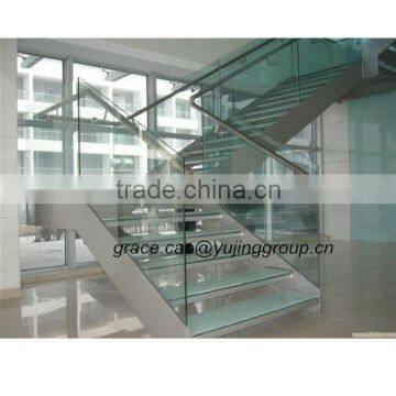 Commercial Building Laminated Glass Stair Treads