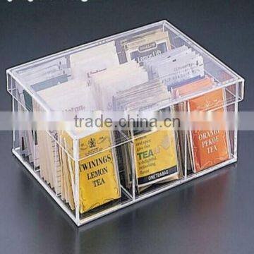 Tea bag / coffee bag makeup organizer acrylic organizer