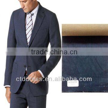 2014 spring coming style !!! Blue Luxury Italian Linen fabric notch lapel two buttons mens 2014 fashion design suits