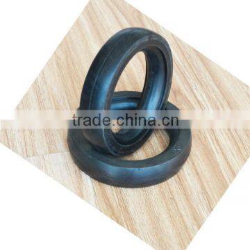 5x1inch semi solid rubber tire with smooth tread for material handling machine