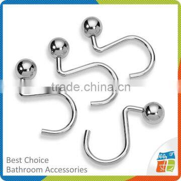 2016 nice pattern dot shower curtain hooks