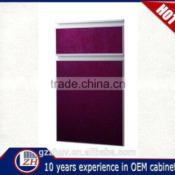 factory direct round corner white melamine kitchen cabinet door design