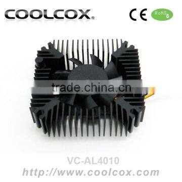 CoolCox Graphic card cooler,Chipset cooler fan VC-AL4010,hole to hole distance 55mm,suitable for Nvidia GeForce,ATI graphic card