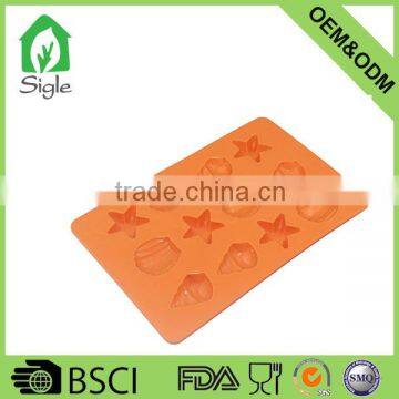 12 -cavity Silicone Shell Chocolate Mold Ice Cube Tray Jello Mold Candy Mold Decoration Ice Tube photo-2