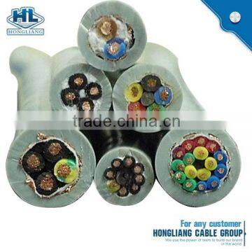 resistance to bend PUR drag chain cable PVC insulation oil resistance cable