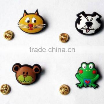 Cute Eagle Frog Tiger Animal Brooch For Shoes