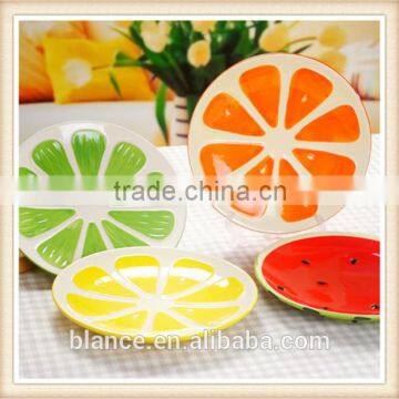 decorative ceramic fruit plates in fruit painting