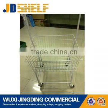 service thread metal hotel laundry cart