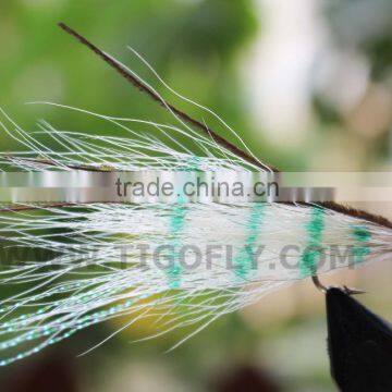 Bucktail Hair Peacock Hair Salmon fly Trout Fly fishing lures