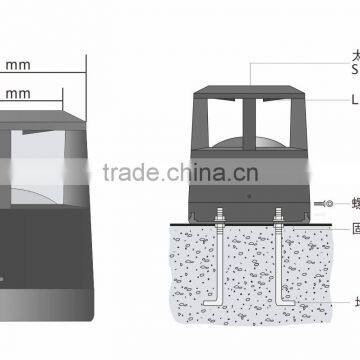 Newest oriental style high illumination CE solar LED lawn light(JR-CP46)