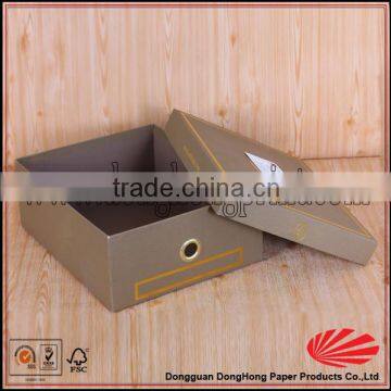 Factory wholesale custom printed shoe box, drop front shoe box, shoe storage box