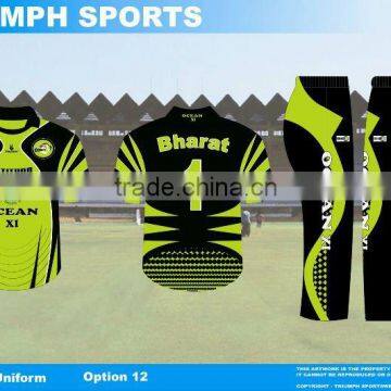 Kids cricket uniforms