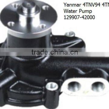 Water pump For Yanmarr 4TNV94 4TNV98 , OEM 129907-42000
