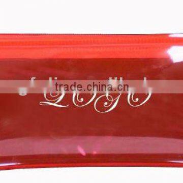 Cheap PVC Clear Plastic Bag with Zip Lock for Stationery Packaging