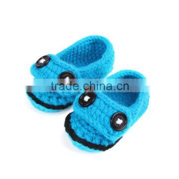 Hot sale OEM custom handmade crochet knitting baby shoes patterns