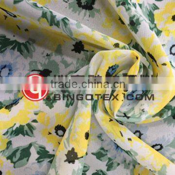 Plain Style and Printed Pattern Polyester Chiffon Fabric photo-3