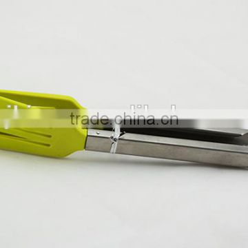 Nice looking stainless steel and Nylon cover candy serving tongs