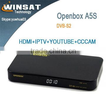 Latest dvb-s2 Opembox A5S set top box ali chip hd satellite receiver for africa, Asia and Europe support free porn sexy video