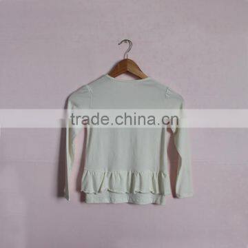 New Brand Print T-shirts Girls Long Sleeve Roupa Infantil Princess Children Cartoon Clothing Kids Wear Nova 05