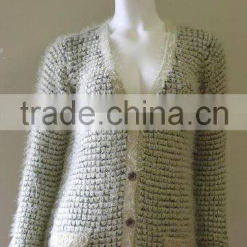 Women's Knitted Cardigan in Father Yarnit