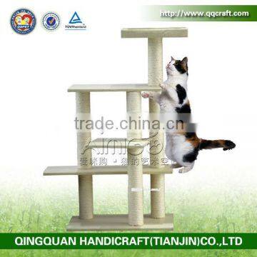 Latest Cat Scratching Post & Cat Furniture Tree, Cat House/ Cat Tree Condo , Cat Tree Scratcher