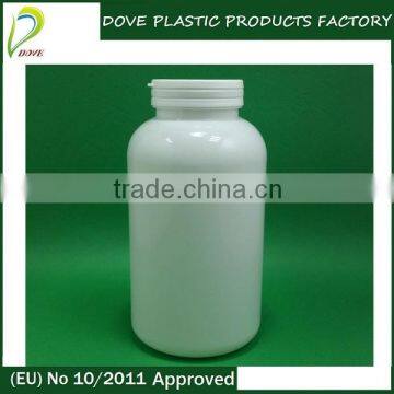 750ml pharmaceutical bottle 750ml capsule pet bottle with snap on plastic cap for bottle