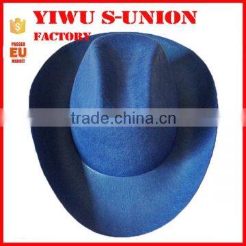 Custom dyed blue mexican cowboy hats