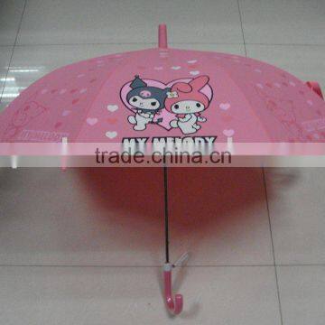 high quality manual open children straight umbrella