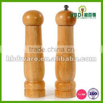 High quality pepper grinder,wood pepper grinder wholesale