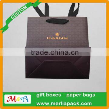 Face Eye Treatment Cosmetics Carrier Bag Gold Logo Black Eyelets Bag
