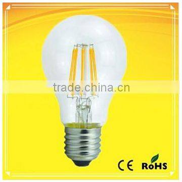 A60 6w 360 degree promotional price e27 high quality vintage cylinder filament bulb
