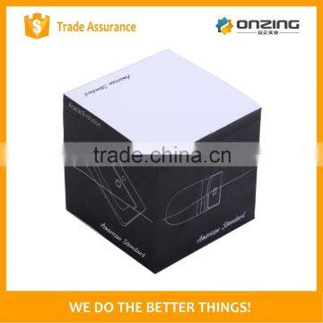 100gsm Woodfree Paper 4 Sides Logo Printing Memo Cube Note Pad photo-6