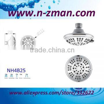 5-jet rain shower head,5-jet overhead shower,5-jet shower head