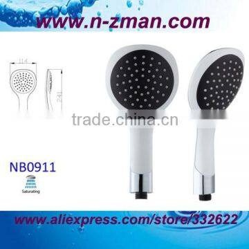 One-function Handheld Shower,One-jet Head Shower Hand,White Hand Shower Head