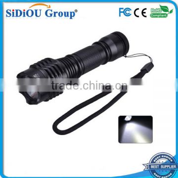 led waterproof diving flashlight