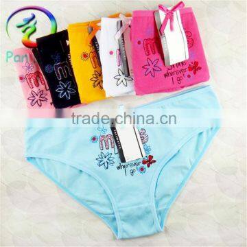 Women Sexy Briefs Panties Thongs G-string Lingerie Printed Cotton Underwear photo-3